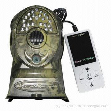 5.0-megapixel Infrared Waterproof Scouting Game Camera with SD Memory Card, JPG/AVI File Format